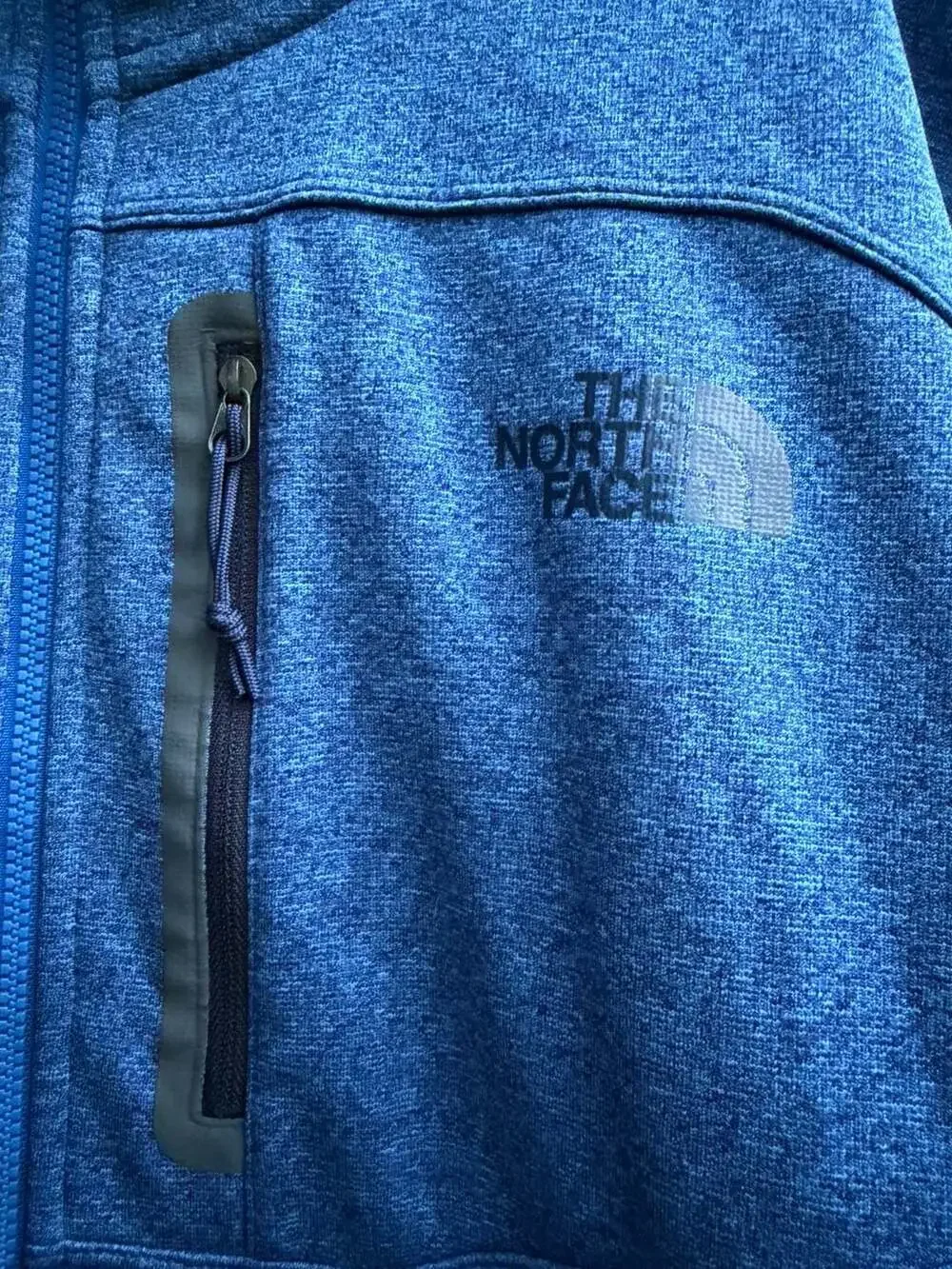 The North Face Men's Canyonlands Full Zip Hoodie Blue Heather L